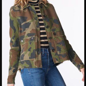 Veronica Beard Mercer Camo Print Jacket